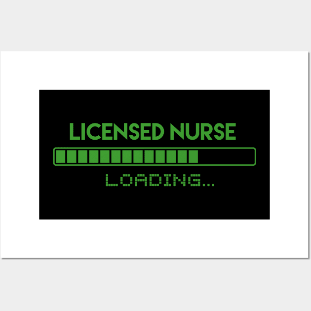 Licensed Nurse Loading Wall Art by Grove Designs